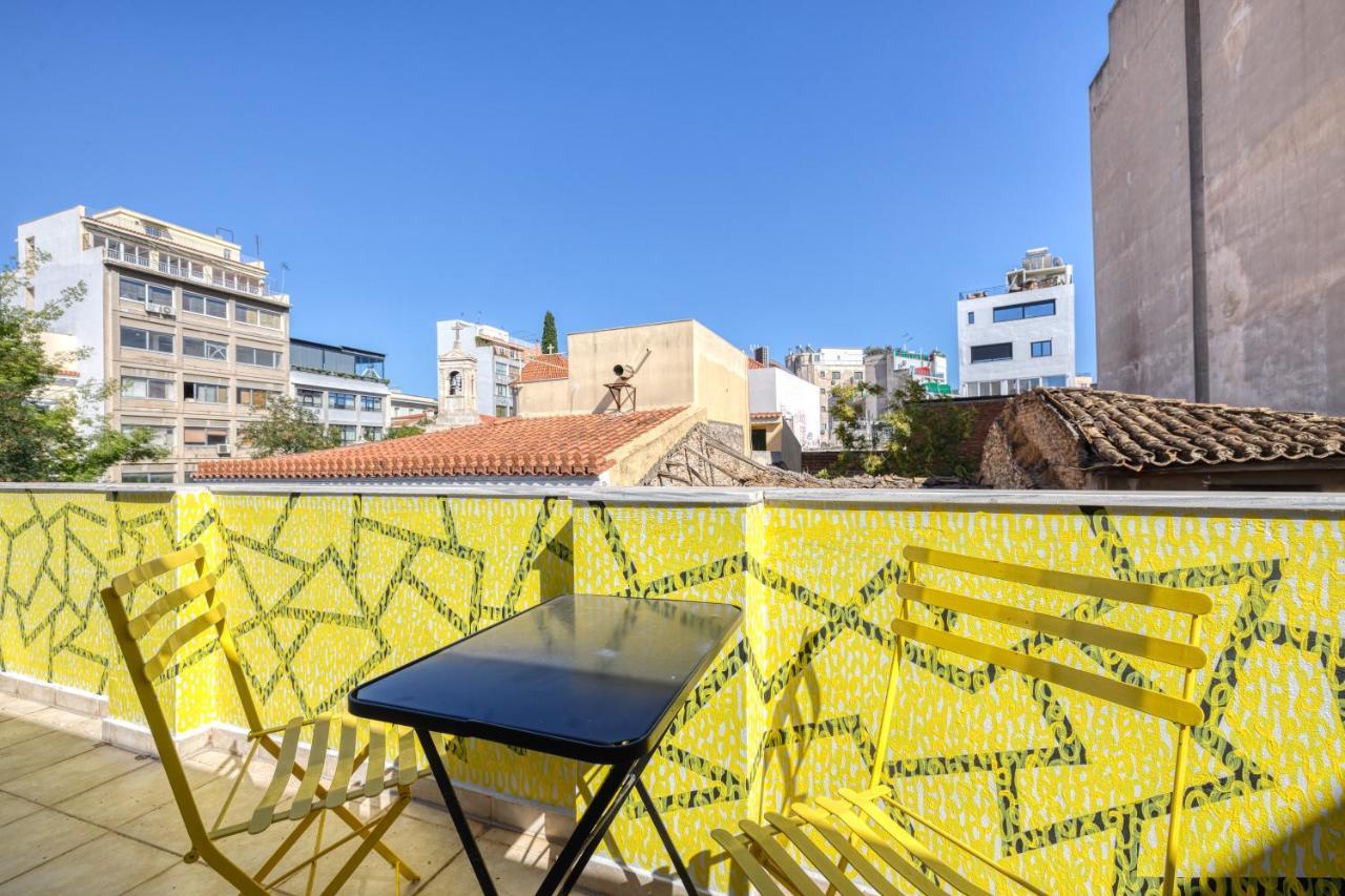 Chic Rooftop Studio W/ Terrace - Near Acropolis Athènes Extérieur photo